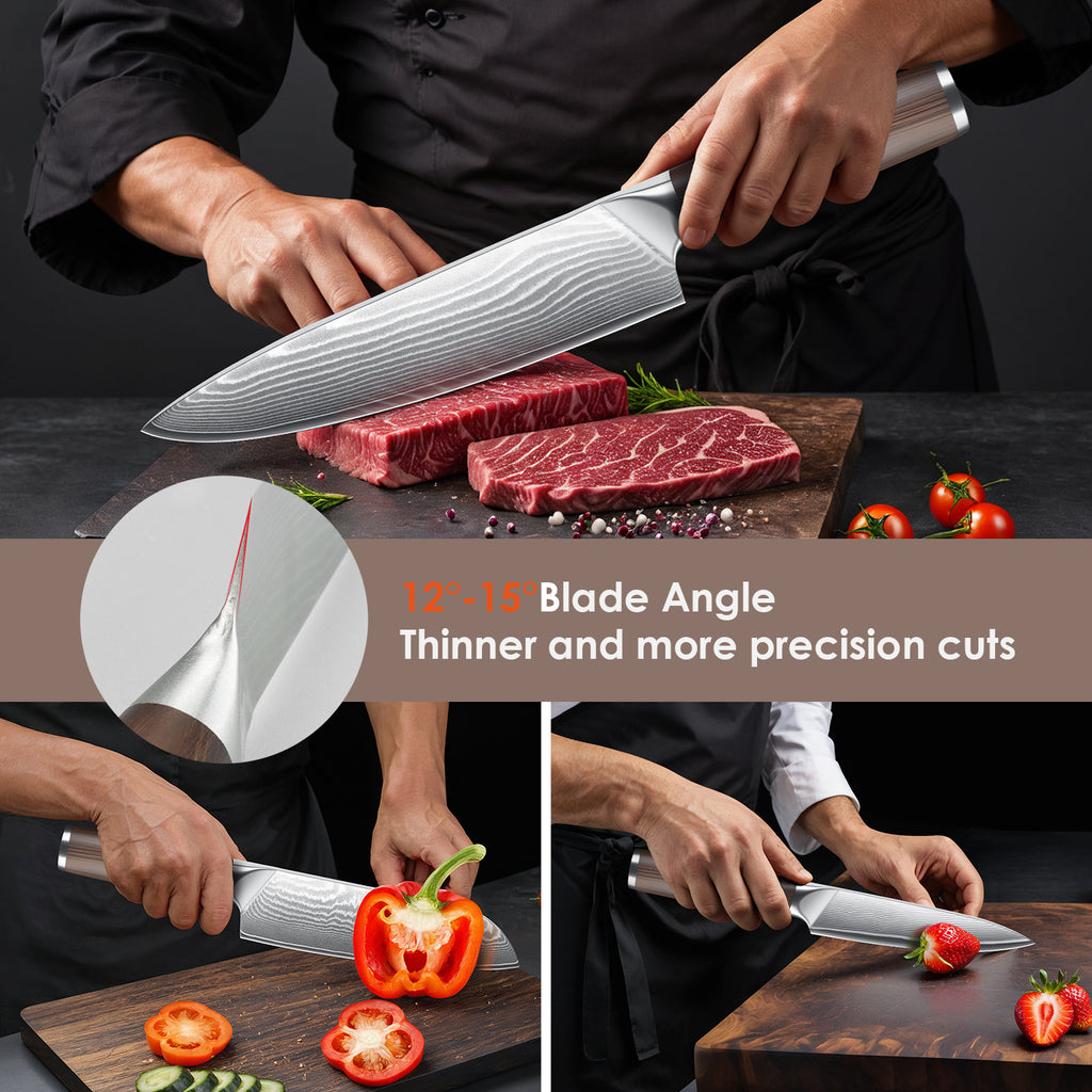 Professional Japanese High Carbon Stainless Steel Kitchen Knife Set