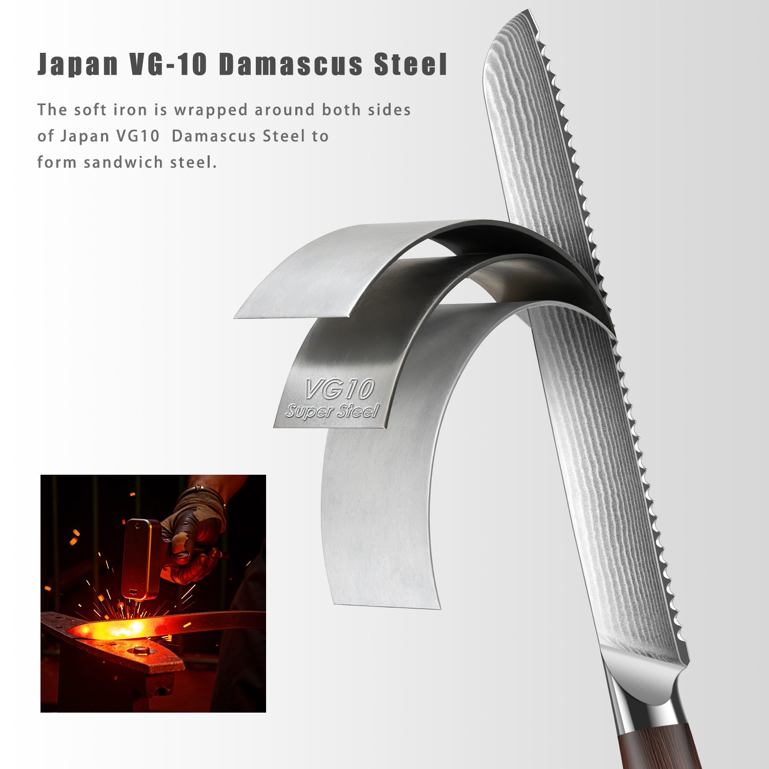 10 Inch Bread Knife for Homemade Bread