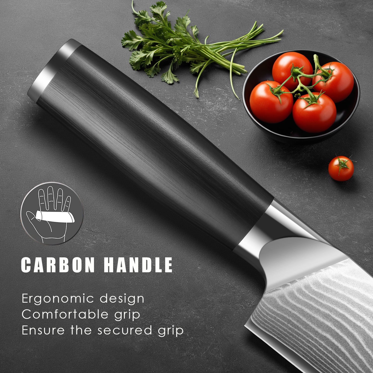 Professional Japanese VG10 Damascus Steel Kitchen Chefs Knife 8 Inch